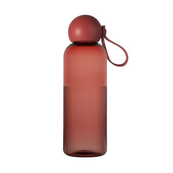 Bordo spalvos iš perdirbto plastiko butelis Kelioninis buteliukas 600 ml Ture – Sagaform