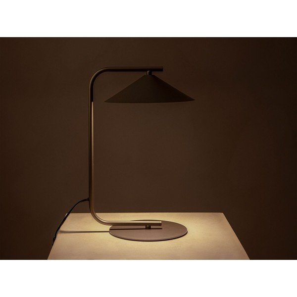 Rudos spalvos iš metalo stalinis šviestuvas (aukštis 42 cm) Nocte – Micadoni -image-1