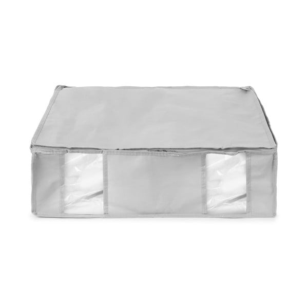 Vakuuminė/su standžiais kraštais iš tekstilės spintos daiktadėžė 56x56x16,5 cm Granit – Compactor-image-4