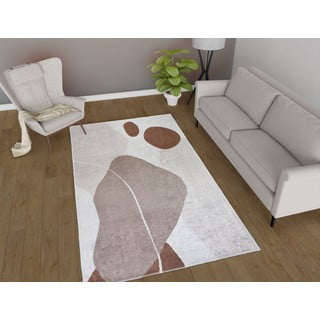 Skalbiamas kilimas kreminės spalvos 160x230 cm Sandy Rocks – Vitaus