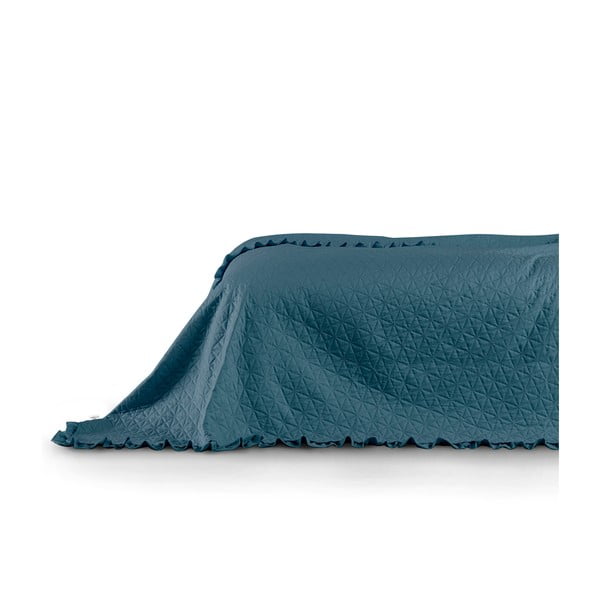 Mėlyna lovatiesė AmeliaHome Tilia Marine, 260 x 240 cm