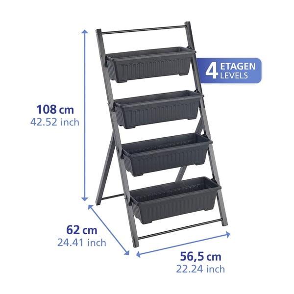 Iš metalo gėlių stovas (aukštis 108 cm) Vertical – Maximex-image-2