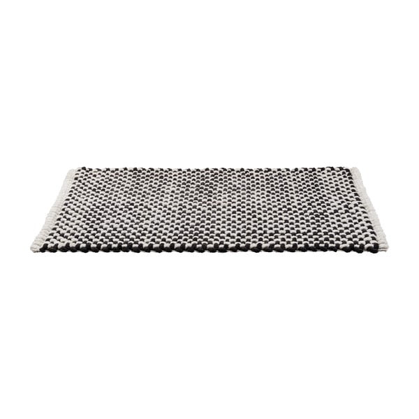 Juodos ir baltos spalvos iš tekstilės vonios kilimėlis 50x80 cm Covelo – Wenko-image-3