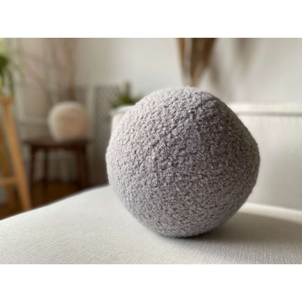 Iš boucle dekoratyvinė pagalvėlė ø 25 cm Top – Mioli Decor-image-1