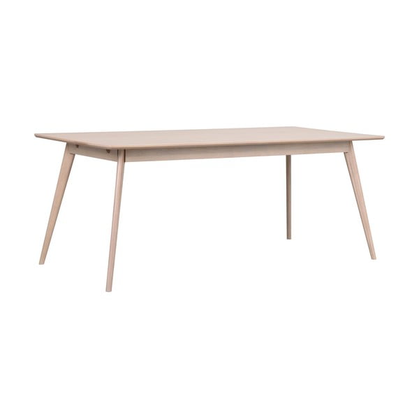 Ištraukiamas valgomojo stalas su ąžuolo medienos stalviršiu 190x90 cm Yumi - Rowico-image-3