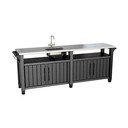 Sodo virtuvė 237x52 cm Unity – Keter