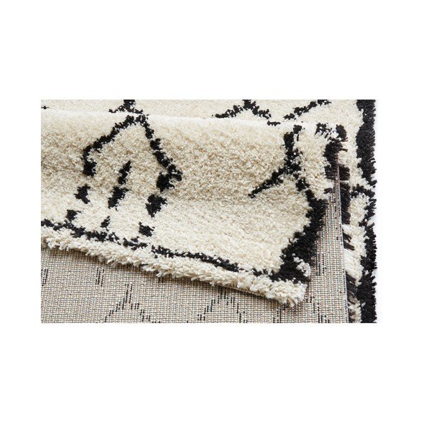 Baltos ir juodos spalvos kilimas Mint Rugs Allure Ronno White, 200 x 290 cm-image-2