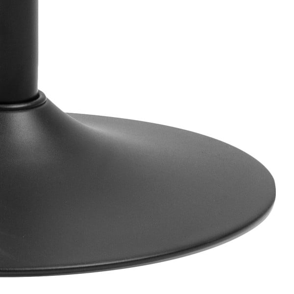 Juodos spalvos iš metalo baro taburetė reguliuojamo aukščio (sėdynės aukštis 59 cm) Finch – Actona-image-3