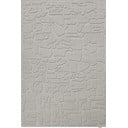 Iš vilnos kilimas pilkos spalvos 160x230 cm Morphic Dunes – Agnella