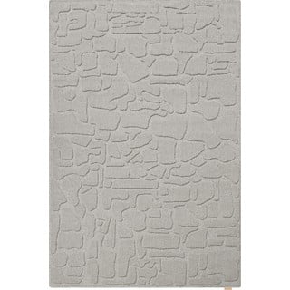 Iš vilnos kilimas pilkos spalvos 160x230 cm Morphic Dunes – Agnella