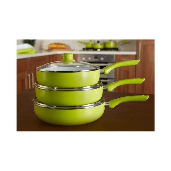 Žalia keptuvė su dangčiu Premier Housewares, ⌀ 26 cm-image-1