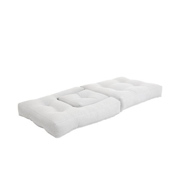 Vaikiškas sulankstomas krėslas su taburete Karup Design Mini Cube Grey-image-4
