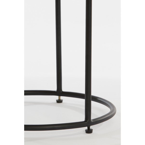 Odiniai apvalūs šoniniai staliukai, 2 vnt., ø 53 cm Jairo - Light & Living-image-1