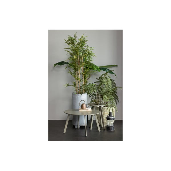 Žalias geležinis sodo staliukas WOOD Fer, ø 40 cm-image-4