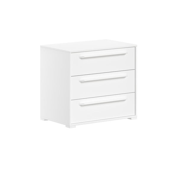 Baltos spalvos vaikiška šoninė spintelė 68x62x43 cm Sam – Vipack