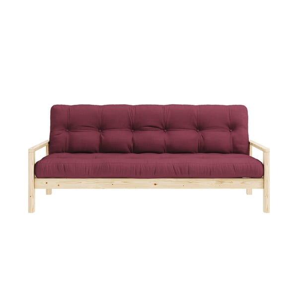Sulankstoma sofa bordo spalvos 205 cm Knob – Karup Design