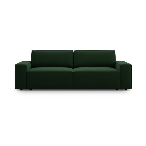 Tamsiai žalios spalvos iš velveto sulankstoma/su sandėliavimo vieta sofa 247 cm Jodie – Micadoni 