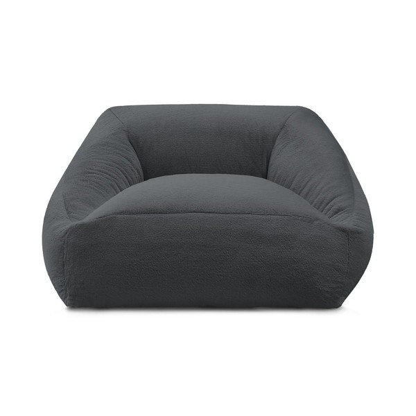 Tamsiai pilkos spalvos sėdmaišis iš dirbtinio kailio Lilibet – Bobochic Paris-image-2