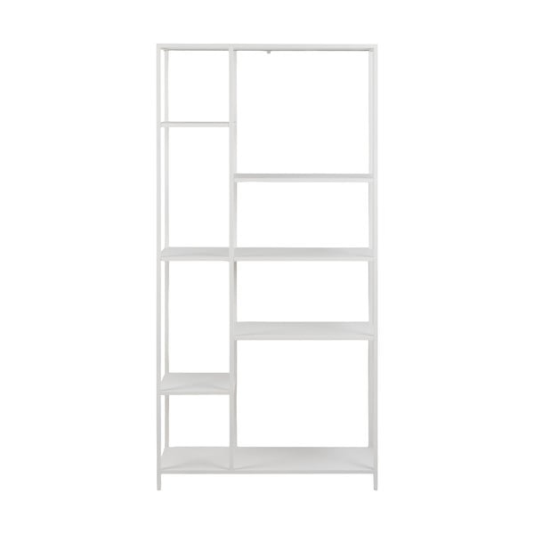 Balta metalinė knygų lentyna Acton Newcastle, aukštis 165 cm