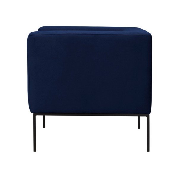 Tamsiai mėlynas aksominis fotelis Windsor & Co Sofas Neptune-image-3
