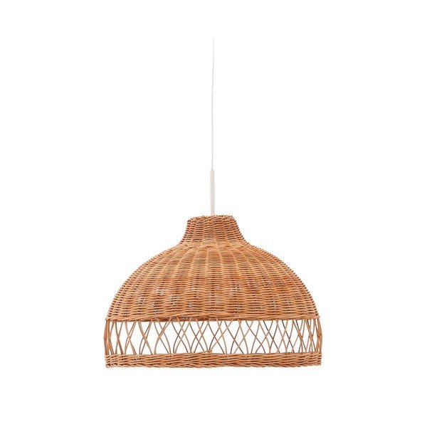 Natūralios spalvos iš rotango šviestuvo gaubtas ø 40 cm Loura – Kave Home