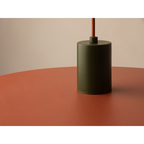 Raudonos plytų spalvos iš metalo kabantis šviestuvas ø 40 cm Ori – Micadoni -image-3