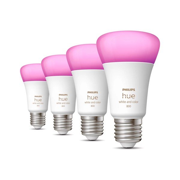 LED lemputės 4 vnt. 9 W E27, White and color ambiance – Philips Hue-image-1