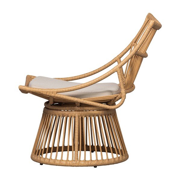 Natūralios spalvos sodo krėslas dirbtinis rotangas Alatna – WOOOD-image-3