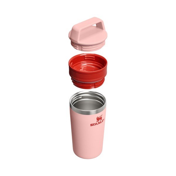 Persikų spalvos iš nerūdijančio plieno termo puodelis 350 ml Café-To-Go Travel Mug Peach Rose – Stanley-image-1