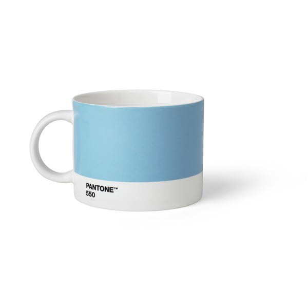 Šviesiai mėlynas arbatos puodelis Pantone, 475 ml