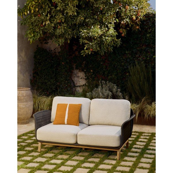 Smėlio spalvos sodo sofa Alipa – Kave Home-image-1