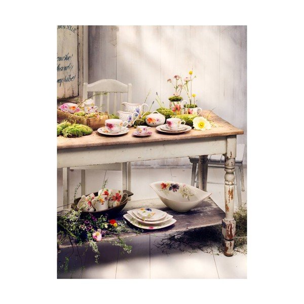 Balta porcelianinė salotinė su gėlių motyvais Villeroy & Boch Mariefleur Serve, 3,8 l-image-2
