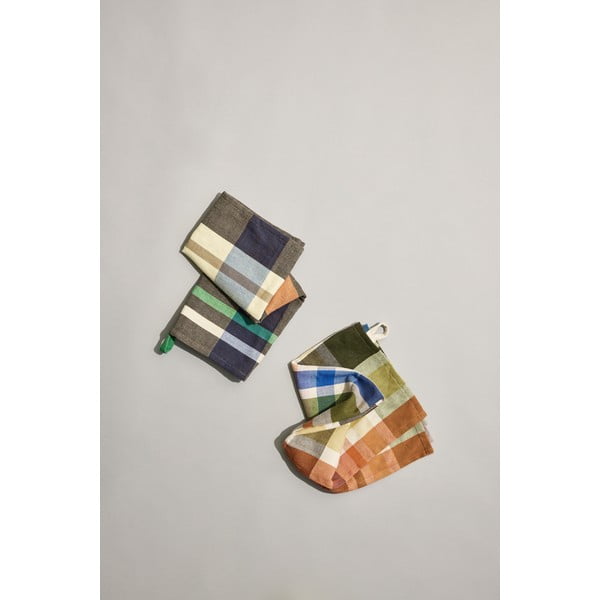 Iš medvilnės virtuvės rankšluosčiai 2 vnt. 50x70 cm Playful – Hübsch-image-1