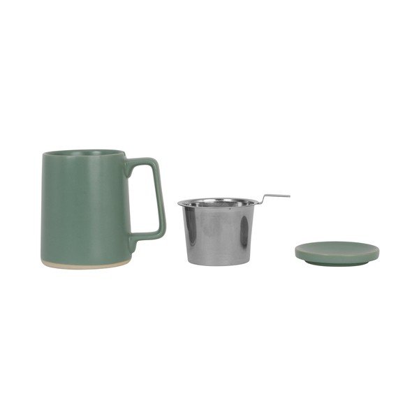 Chaki spalvos akmens masės puodelis 500 ml Verde - Sema-image-3