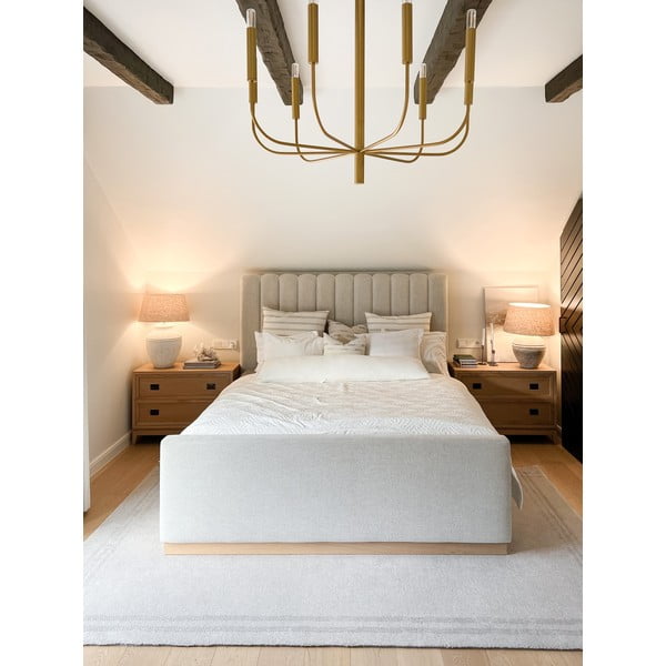 Kilimas iš vilnos kreminės spalvos 300x400 cm Calisia M Grid Rim – Agnella-image-3