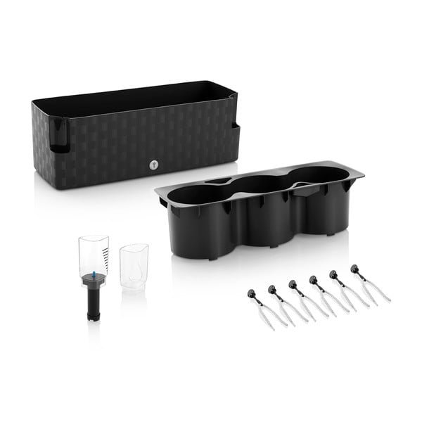 Vazonas gėlėms žolelėms/su savaiminio laistymo funkcija 40 cm Cobble Trio – Flower Lover-image-3