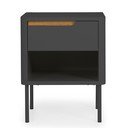 Antracito pilkos spalvos naktinis staliukas Tenzo Switch