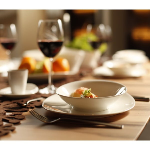 Porcelianinių lėkščių ir dubenėlių rinkinys, 15 dalių-image-1