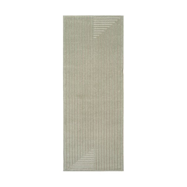Žalios spalvos lauko kilimas 80x250 cm Nova 1202 – Ayyildiz Carpets