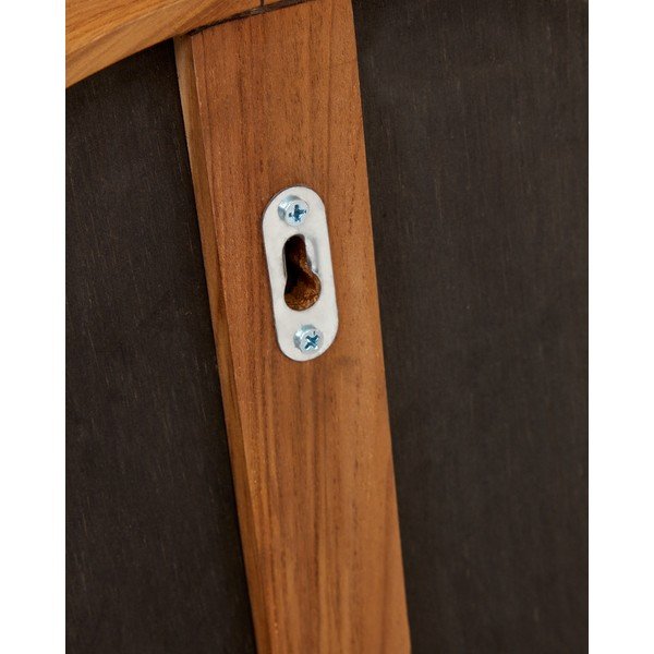 Sieninis veidrodis su medžio masyvo rėmu 45x95 cm Magda – Kave Home-image-4