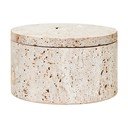 Dekoratyvinė natūralios spalvos iš akmens daiktadėžė ø 14x8 cm Tibor – Premier Housewares