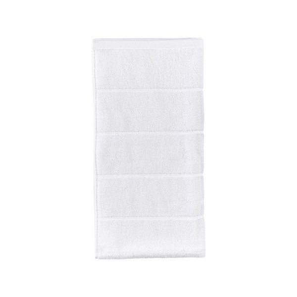Baltos spalvos iš frote audinio iš medvilnės rankšluostis 50x100 cm Sauna – Zone
