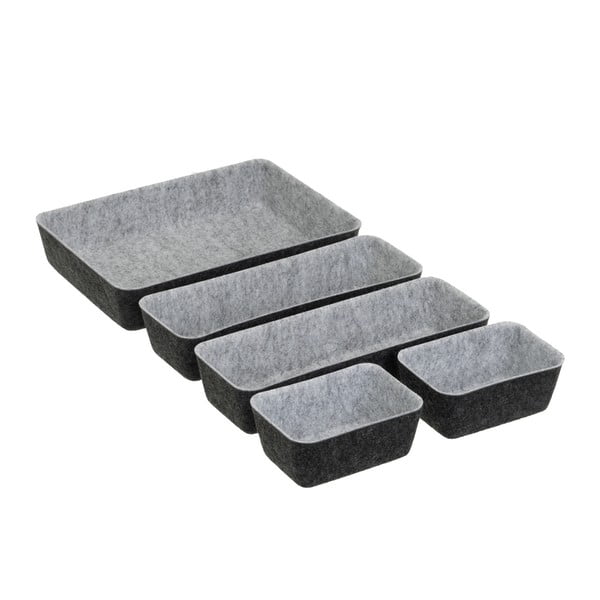 Iš tekstilės stalčių organizatoriai 5 vnt. – Casa Selección-image-2