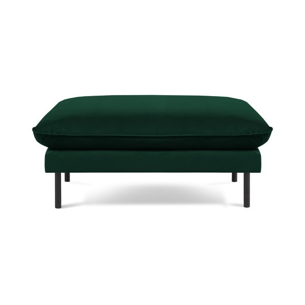 Tamsiai žalias aksominis pufas Vienna - Cosmopolitan Design