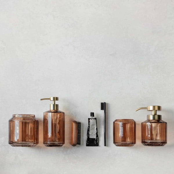 Iš stiklo dantų šepetėlio indas rudos spalvos Vision – Mette Ditmer Denmark-image-4