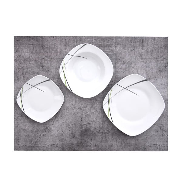 18dílná sada porcelánového nádobí Orion Green-image-1