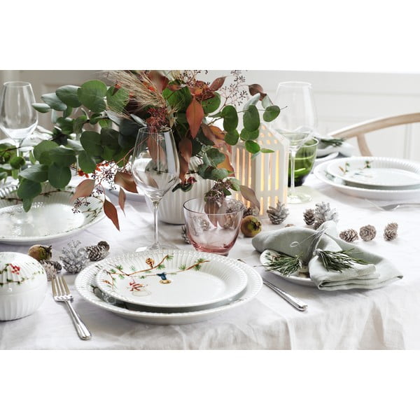 Baltas keraminis žibintas Kähler Design Galleria, aukštis 18,5 cm-image-1