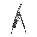 Pilkos kopėčios Weko Compact, aukštis 114,5 cm