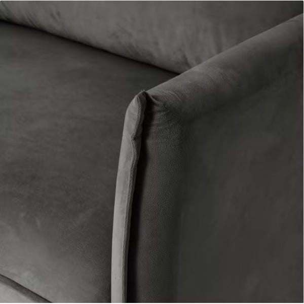 Tamsiai pilkos spalvos iš velveto sofa 203 cm Juli – Ropez-image-4