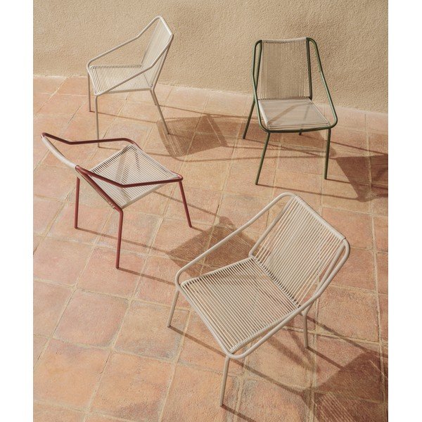 Kreminės spalvos/taupe spalvos sodo kėdė Zivia – Kave Home-image-2